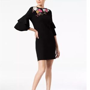 Trina Turk Leona Dress Embroidered V Back dress